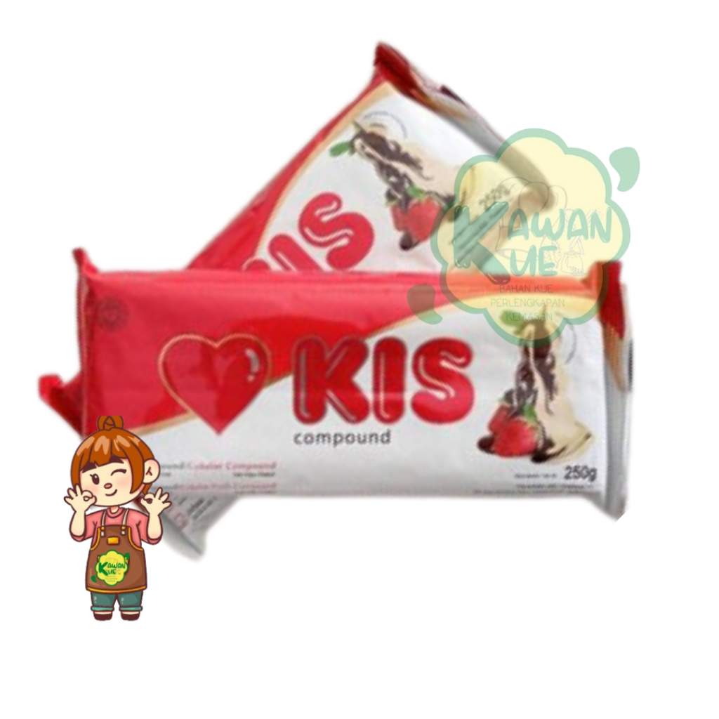 

KIS DARK CHOCOLATE COMPOUND Kemasan 250 gr