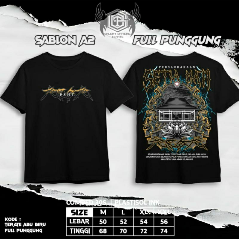 KAOS PSHT FULL PUNGGUNG // KAOS PSHT DISTRO // KAOS PSHT KEREN // KAOS PADEPOKAN PSHT // KAOS PENDEK