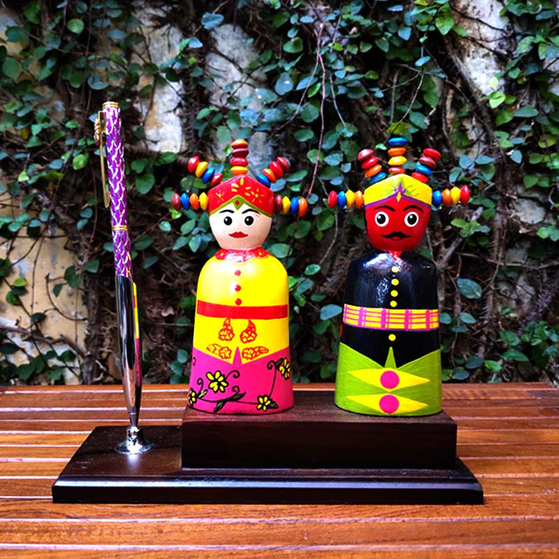 

Pen Holder/ Tempat Pulpen Ondel-ondel Mumun Betawi set dus