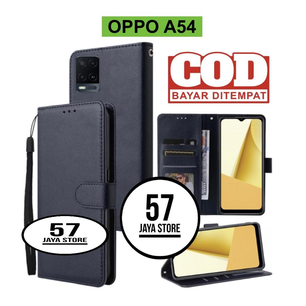 Flip Case Oppo A54 Premium Quality Wallet Leather flip cover