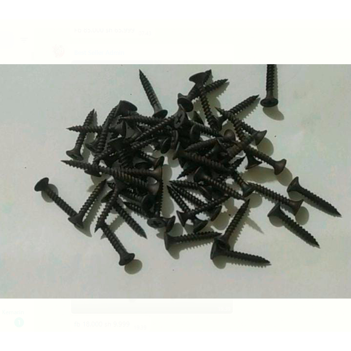 DHIO - Skrup baja gypsum 11/4 inci x 6, harga 50 pcs