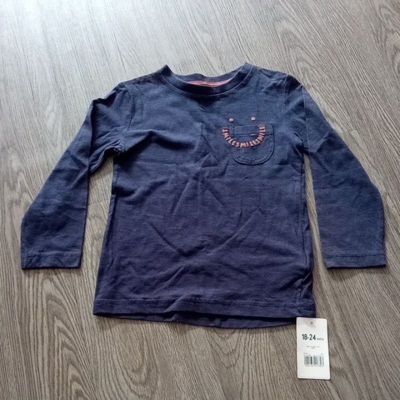 kaos mothercare original navy