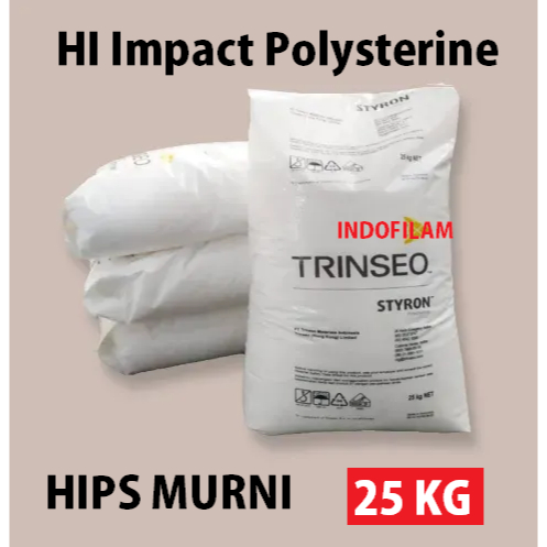 BIJI PLASTIK HI PS HIPS 1 ZAK 25 KG KARUNG HIGH Impact Polysterine POLYSTYRENE NATURAL TRANSPARANT B