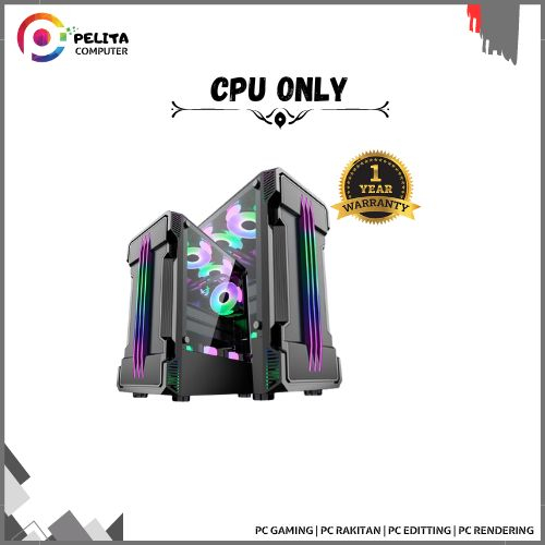 Pc intel i5 10400 ddr 4 16gb ssd 256gb hdd 500gb office kantor all shope rakitan murah komputer computer gen 10