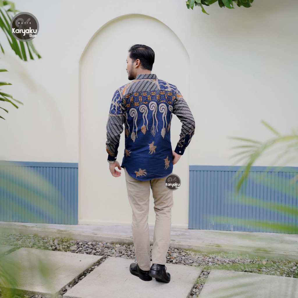 TERBARU Baju Batik Pria Gus Azmi Syubbanul Muslimin Hadroh Azzahir Santri Muslim M L XL XXL Modern Lengan Panjang