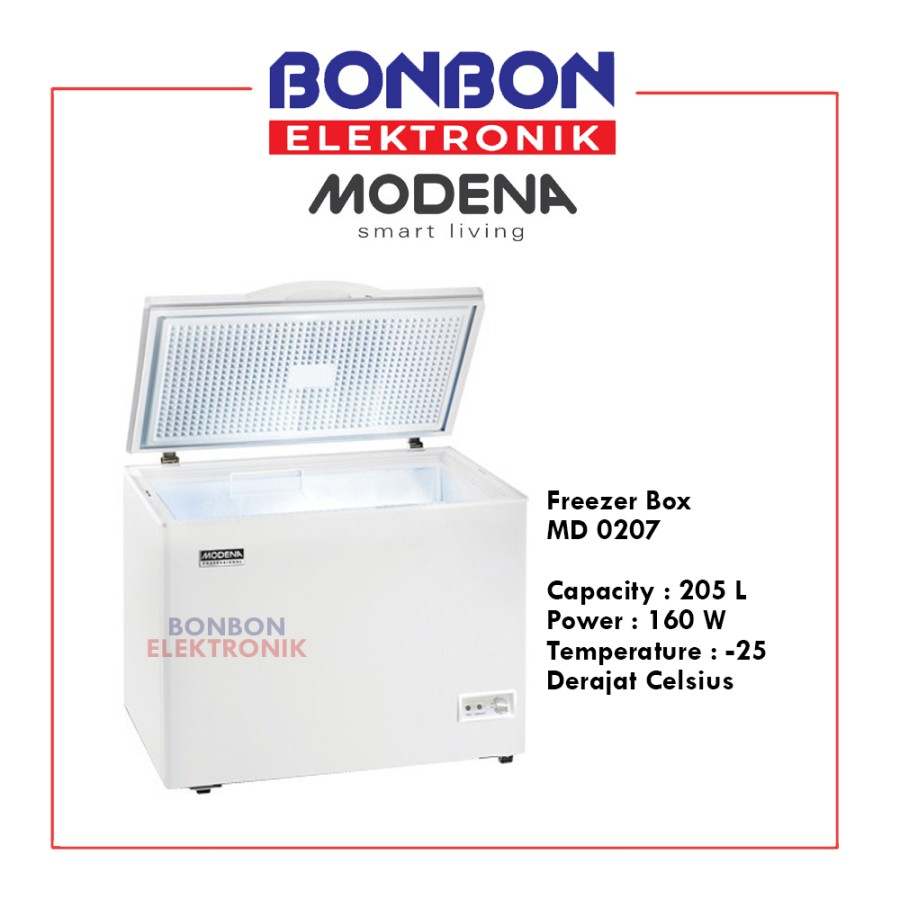 Modena Chest Freezer 205 L MD 0207 / MD0207 Freezer Box