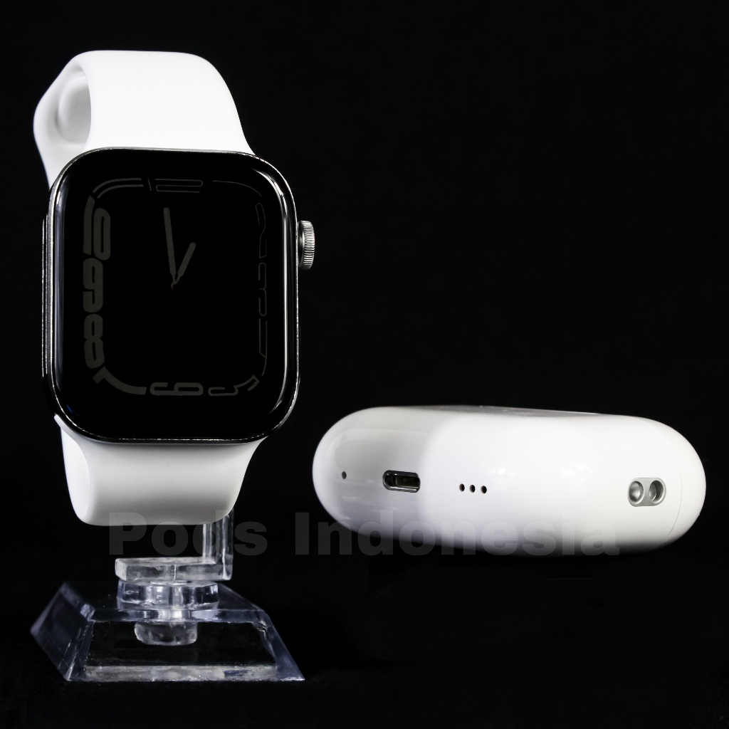 [PAKET HEMAT] Exclusive Bundling 2 In 1 [ ThePods Pro 2nd Generation + The Watch Series 8 ULTRA ] Earphone Bluetooth &amp; Digital Smartwatch by Podsindonesiaa
