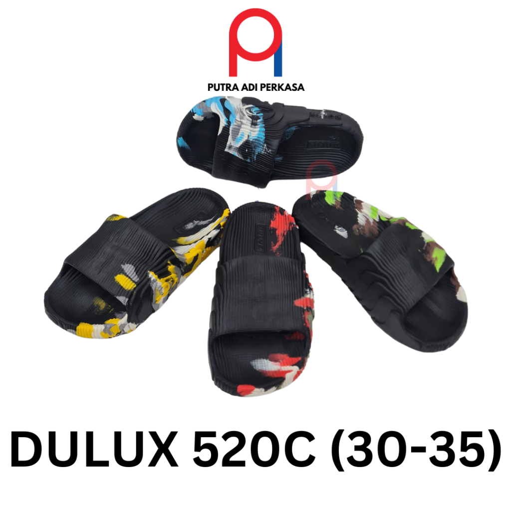 Sandal Selop Anak Loreng Adilette Tie dye Dulux 520C