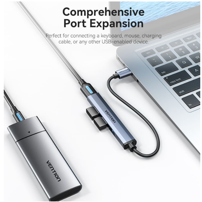 Vention High Speed USB 3.0 Hub for Windows Mac Linux Extention Port