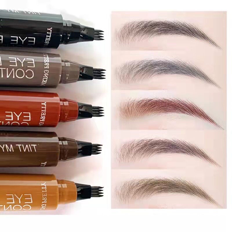 OliveShop ❤️ Suake Waterproof Eyebrow Pencil Pensil Alis 4 Tip Brow Tint Tahan Lama Anti Air