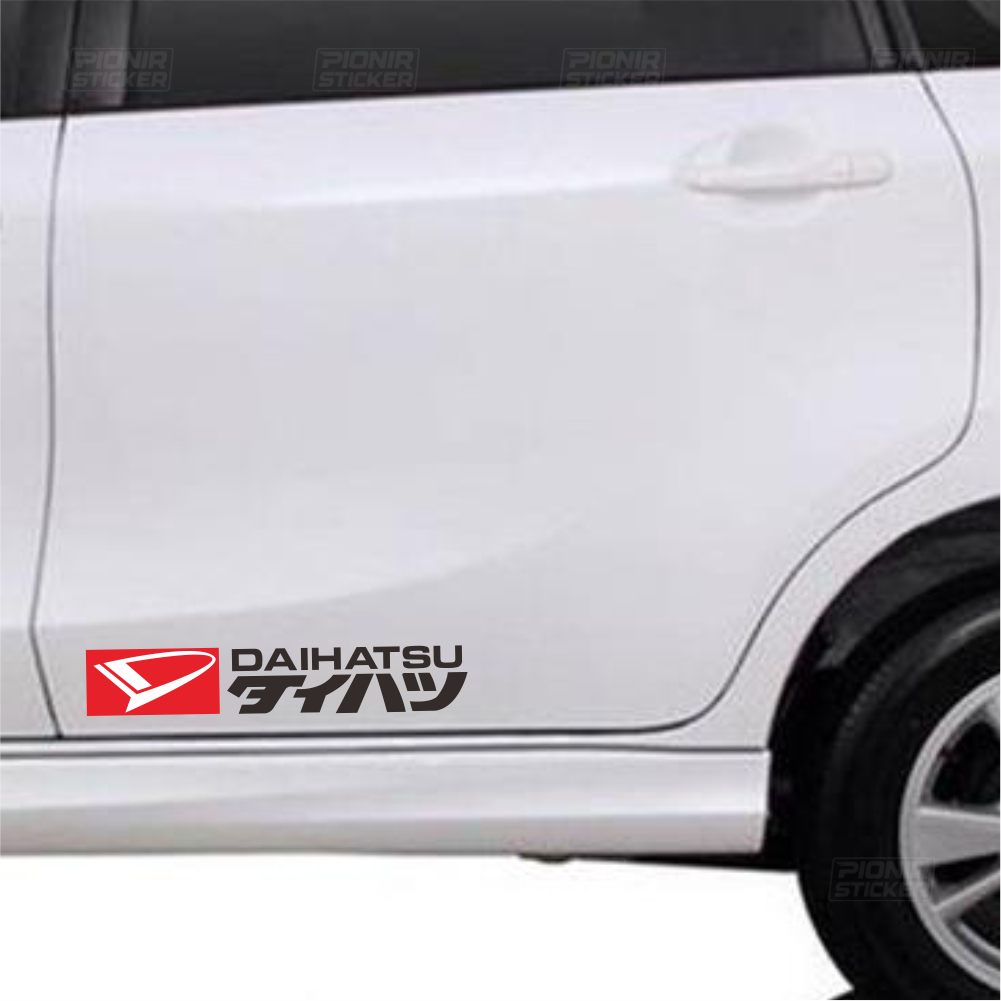 Stiker Daihatsu cutting sticker Daihatsu japan mobil xenia terios