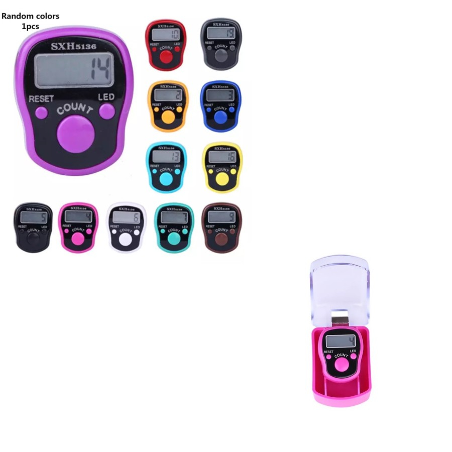 TASBIH DIGITAL LED , TALLY COUNTER , ALAT ZIKIR HITUNG JARI