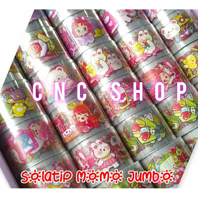 Solasi Momo Rolling Stiker Solatip Mini Lucu Mainan Anak