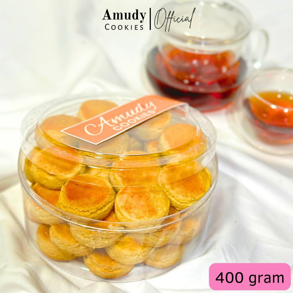 

KUE KERING AMUDY COOKIES / KUE KACANG 400gr / KUE KACANG HOMEMADE SPECIAL BIKIN NAGIH