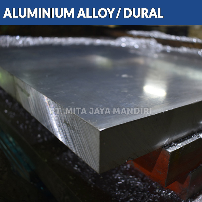 Plat Aluminium Dural 6061 10mm x 15mm x 100mm