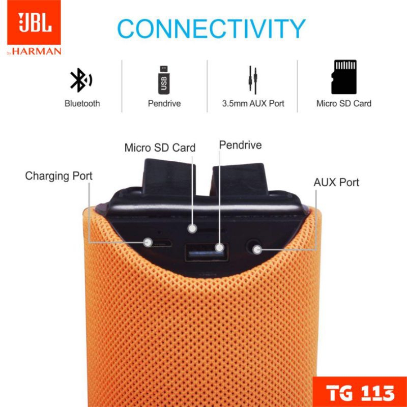 Speker Speaker Bluetooth Wireless Portable JBL TG113