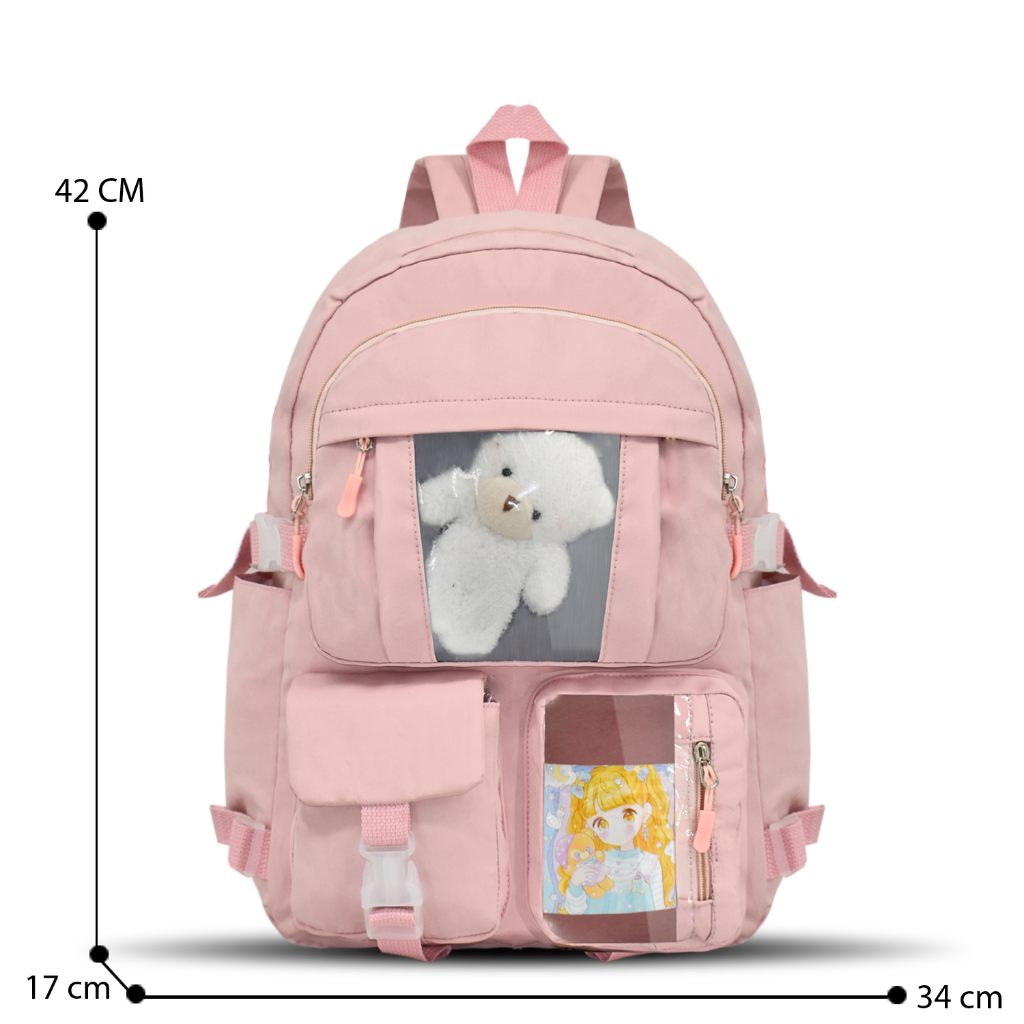 Newtonkids-Ransel sekolah anak korea Boneka/backpack sekolah anak/tas anak terkini/fashion anak korea/Tas Anak Import Terbaru