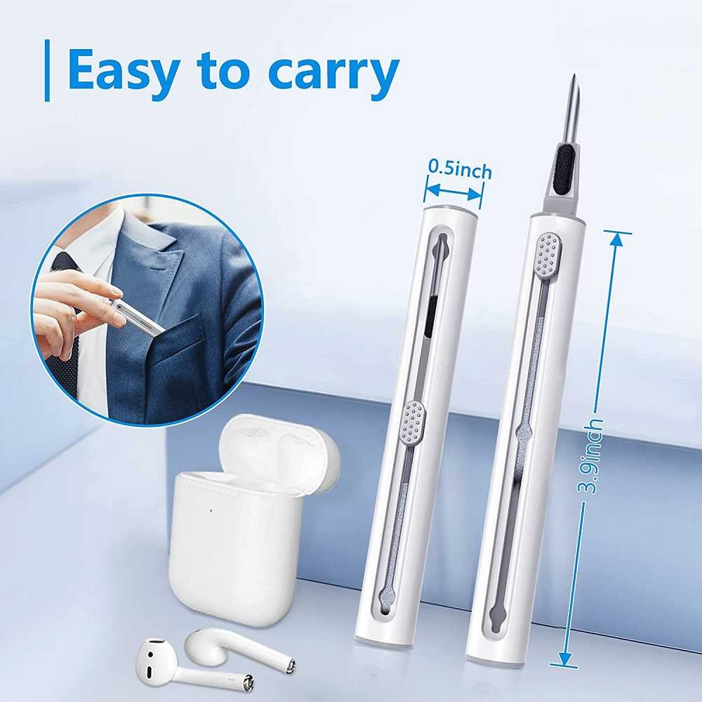 Pembersih Earphone Multi Cleaning Pen Portable 3 in 1 Penggunaan Universal Portable Pembersih Erphon Berkualitas