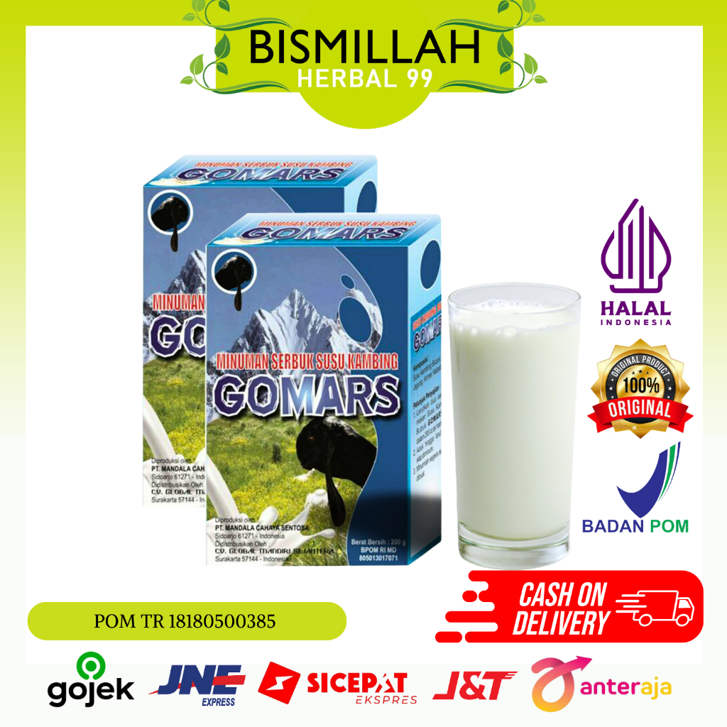 

HERBAL99 - SUSU KAMBING BUBUK GOMARS-SUSU GOMARS-SUSU KAMBING ETAWA RASA VANILA-COKLAT-STAWBERY