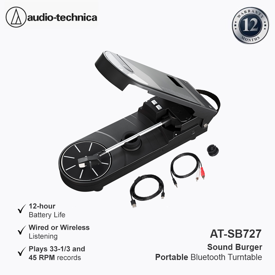 Audio-Technica AT-SB727 Portable Bluetooth Turntable