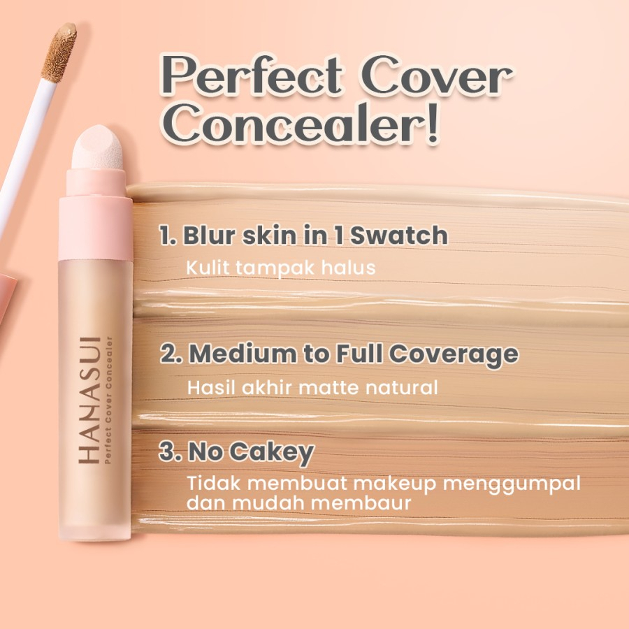 READYT ORIGINAL Hanasui Perfect Concealer / Corrector | bpom