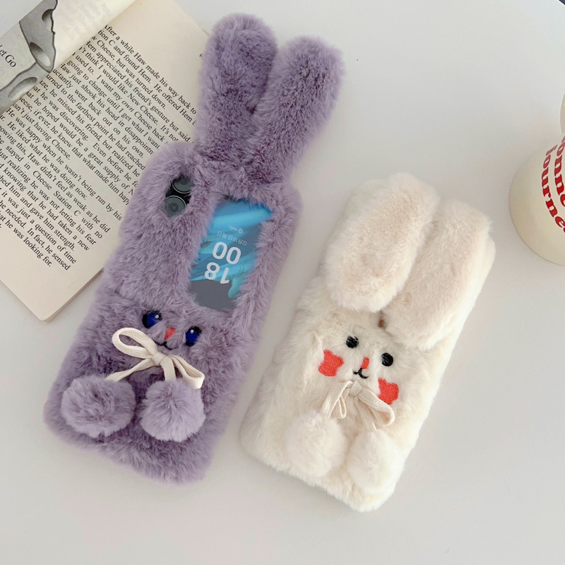 Casing Oppo Find N2 Flip Furry Case TPU [Casing Bulu Bulu Furr Halus]