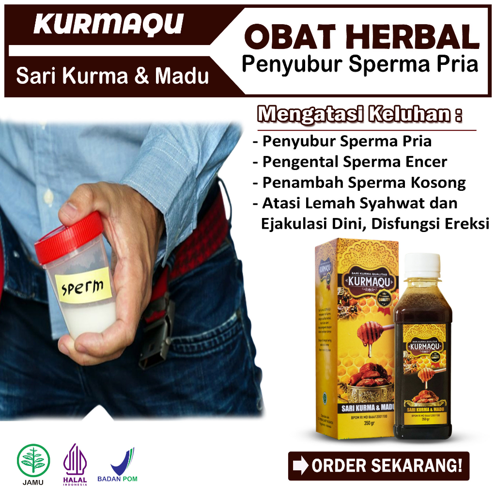 Obat Penyubur Sperma Pria Pengental Sperma Encer Azoospermia Penambah Sperma Kosong Lemah Syahwat Da