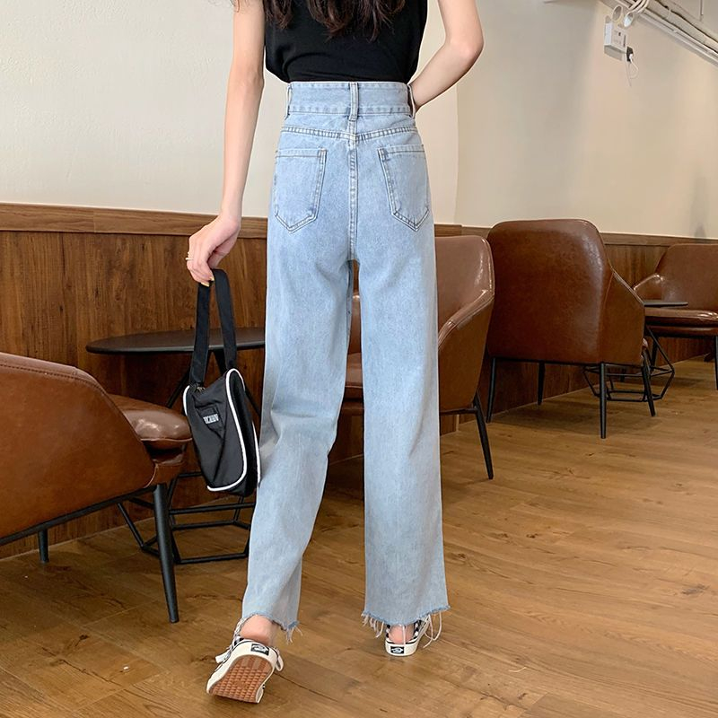 XIAOZHAINV Celana Panjang Wanita High Waist Jeans Korean Style 9902