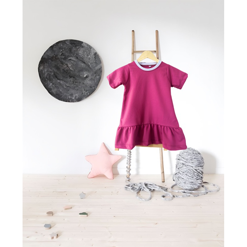 Baju anak perempuan POLOS dress anak perempuan basic