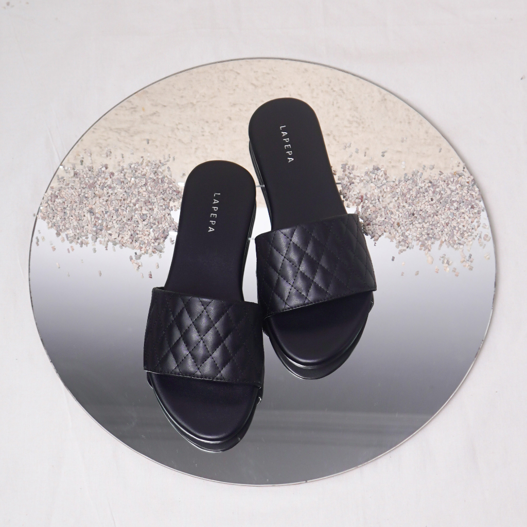 Adarastore - Lapepa VANIA Sandal Casual Sendal Selop Wanita Teplek Kekinian