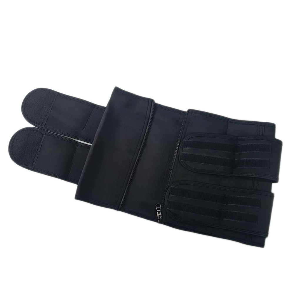 Korset Pelangsing Olahraga Sauna Waist Belt Double Strap L - MM-0071 - Black