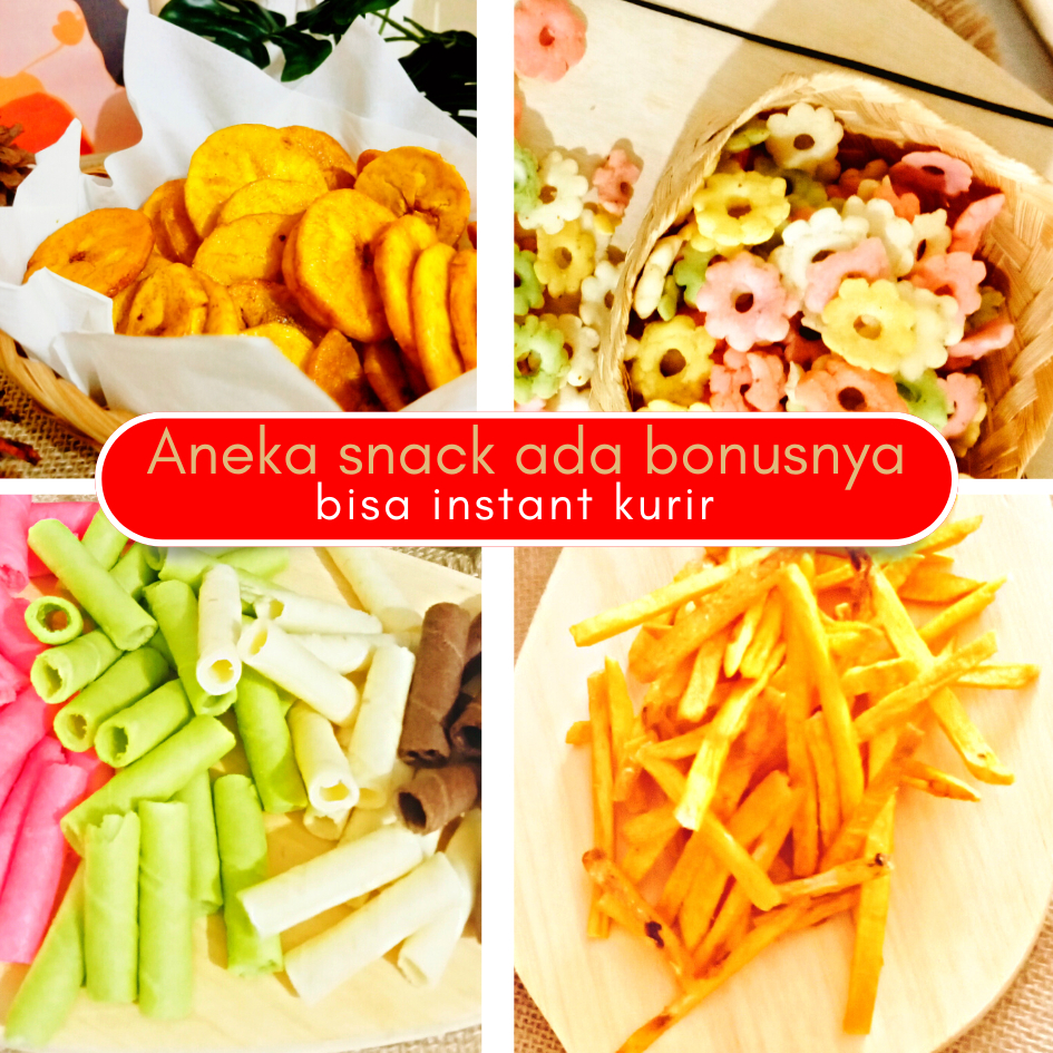 

Aneka Snack kiloan | cemilan 1 kg | Hampers | Snack lebaran | free buble & kardus