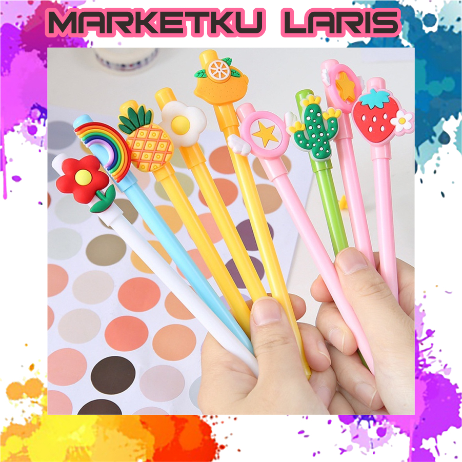 

MKL - Pulpen Karakter Kartun Buah Pena Gel Motif Karakter Lucu Pen Cute Student Japanese S070