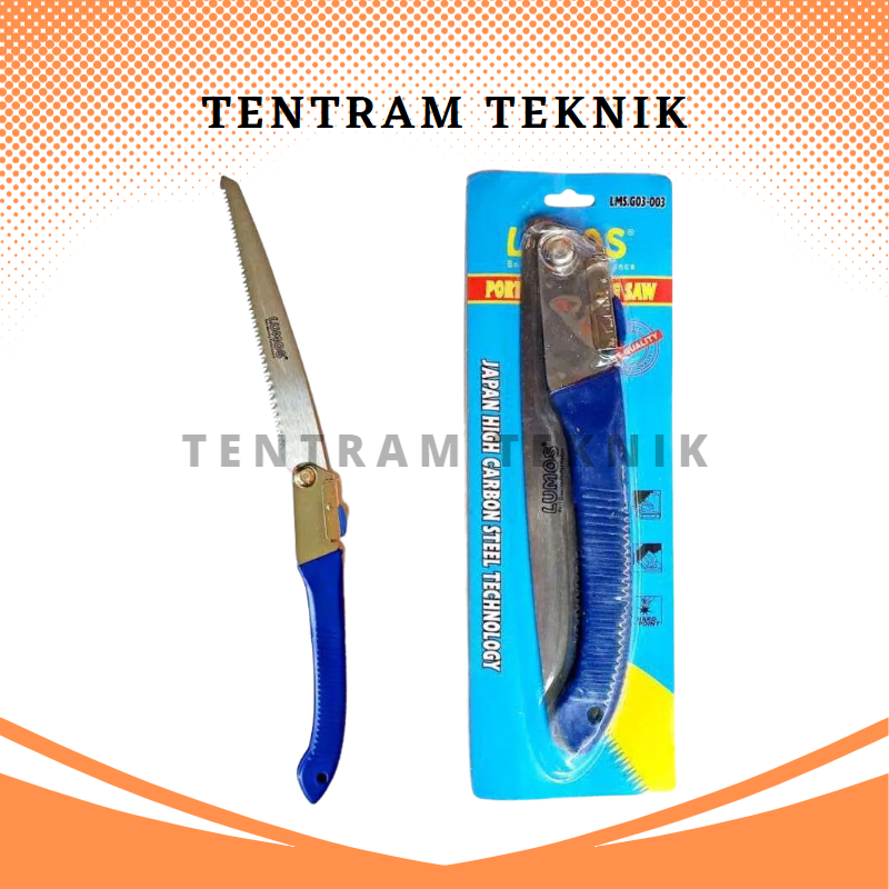 Gergaji Dahan Lipat Lumos / Gergaji Kayu Mini Lipat Lumos / Gergaji Lipat Portable Gergaji Lipat Min