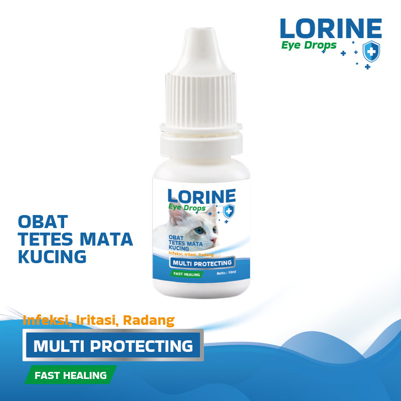 LORINE EYE DROPS OBAT TETES MATA KUCING 10 ML