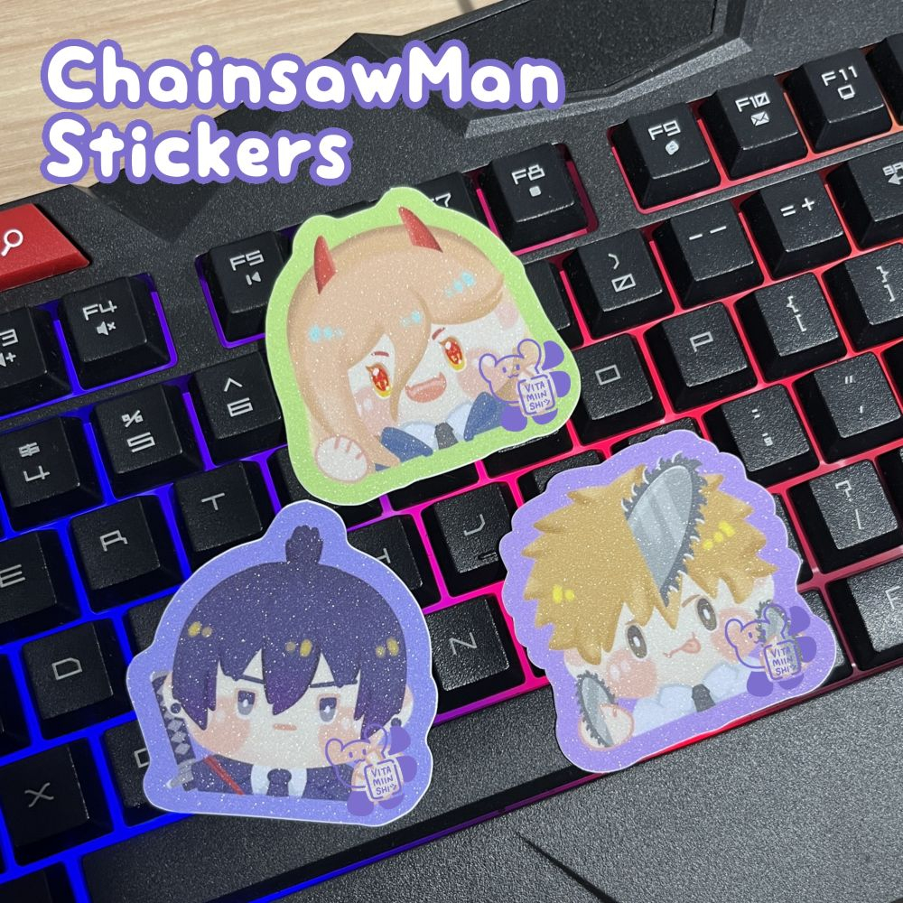 

VITAMIINSHI Chainsawman Sticker Pack / Stiker Die Cut