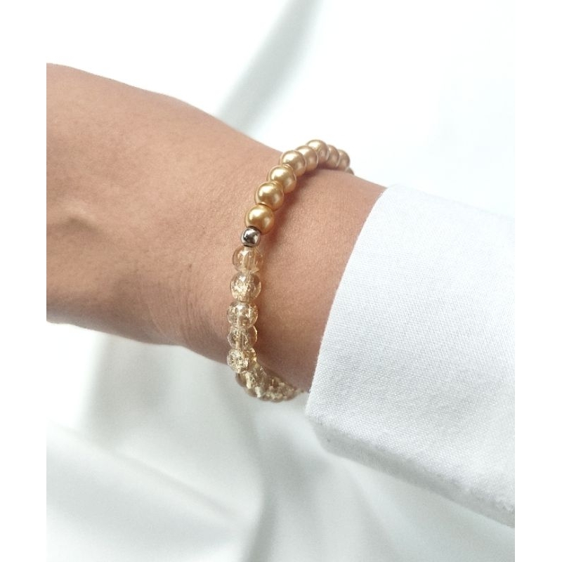 GELANG MUTIARA SINTETIS AESTHETIC FASHION WANITA