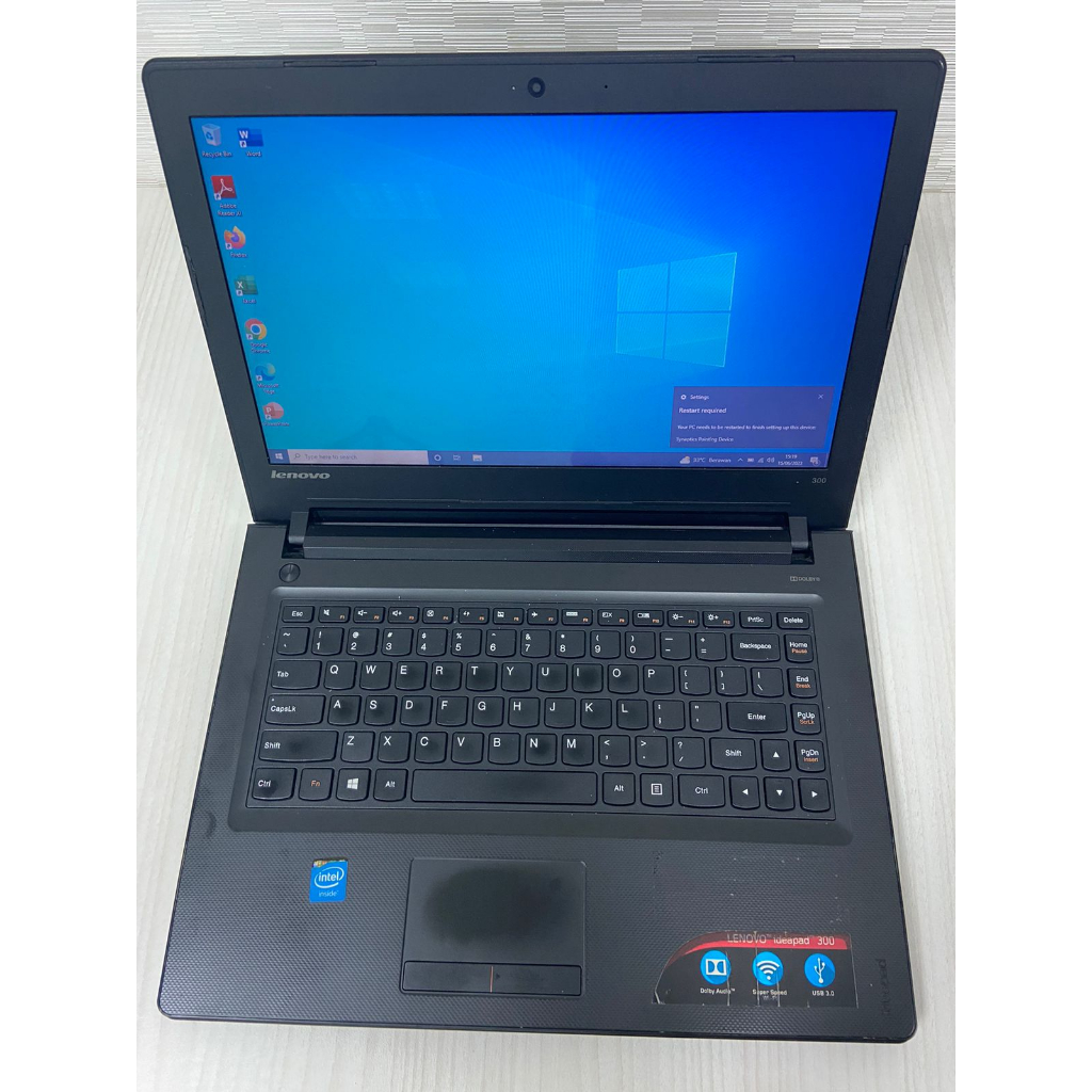 Laptop Second Murah - Lenovo Ideapad 300-14IBR SSD Layar 14inch BISA COD