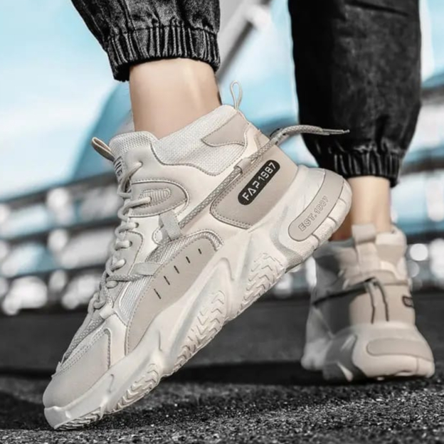 TBIG [COD] Sepatu Sneakers Pria FAP87SHOES Sepatu Import Model Tinggi Ankle Boot