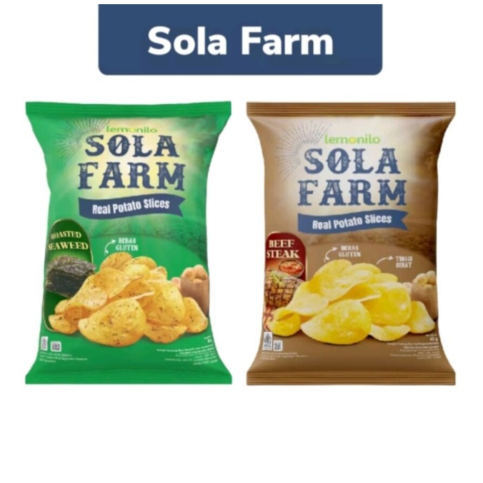 Lemonilo Sola Farm Keripik Kentang Sehat Alami 45 Gram HALAL Premium Fried Chips Potato