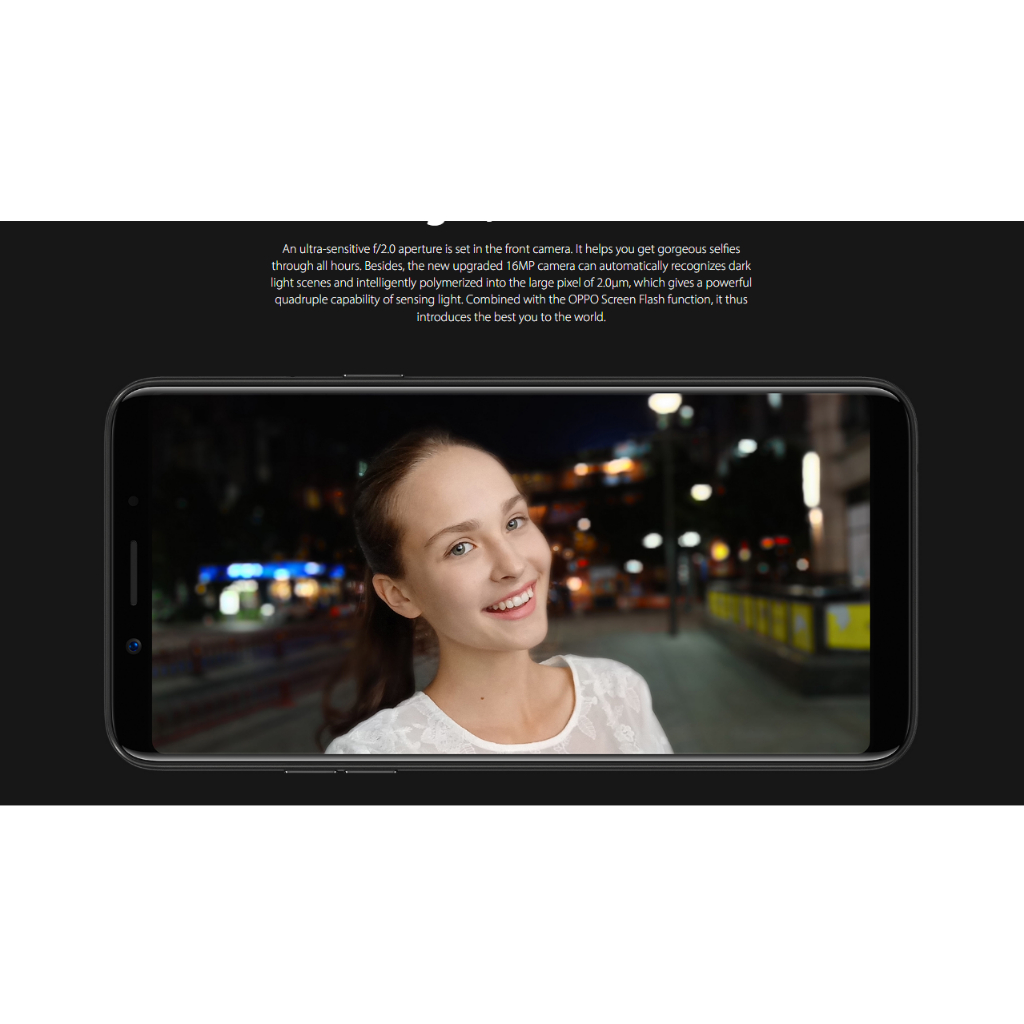 OPPO F5 Gold RAM 6/128GB GARANSI TOKO 1 TAHUN ORIGINAL BARU HANDPHONE Dengan 6.0inches Ukuran layar Dengan Kapasitas baterai 3200mAh