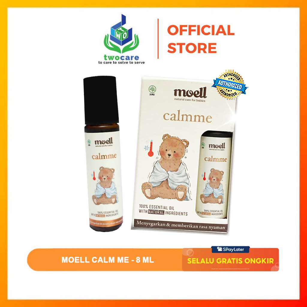 Moell Essential Oil CalmMe 8ml / Bantu Meredakan Demam Pada Anak