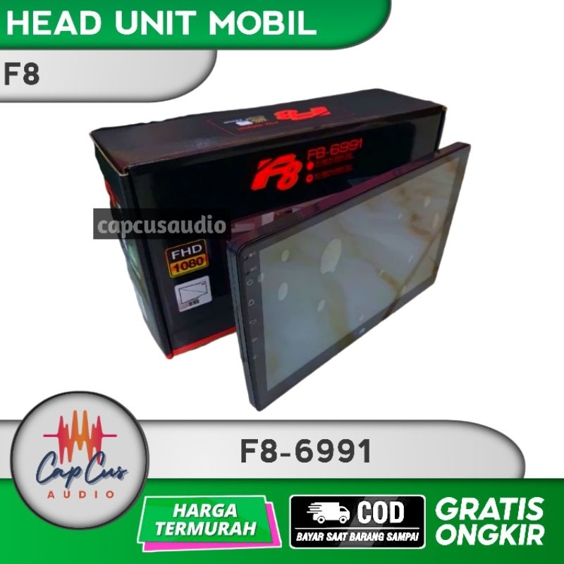 HEAD UNIT MOBIL ANDROID 9 INCH F8-6991 / HEAD UNIT MOBIL F8-6991