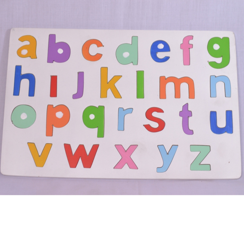 Puzzle Huruf Alfabet Kecil