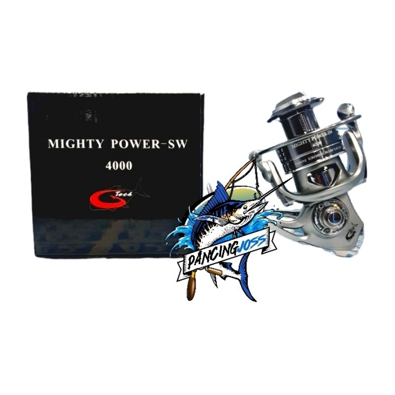 REEL SPINNING G TECH MIGHTY POWER SW 4000 METAL BODY