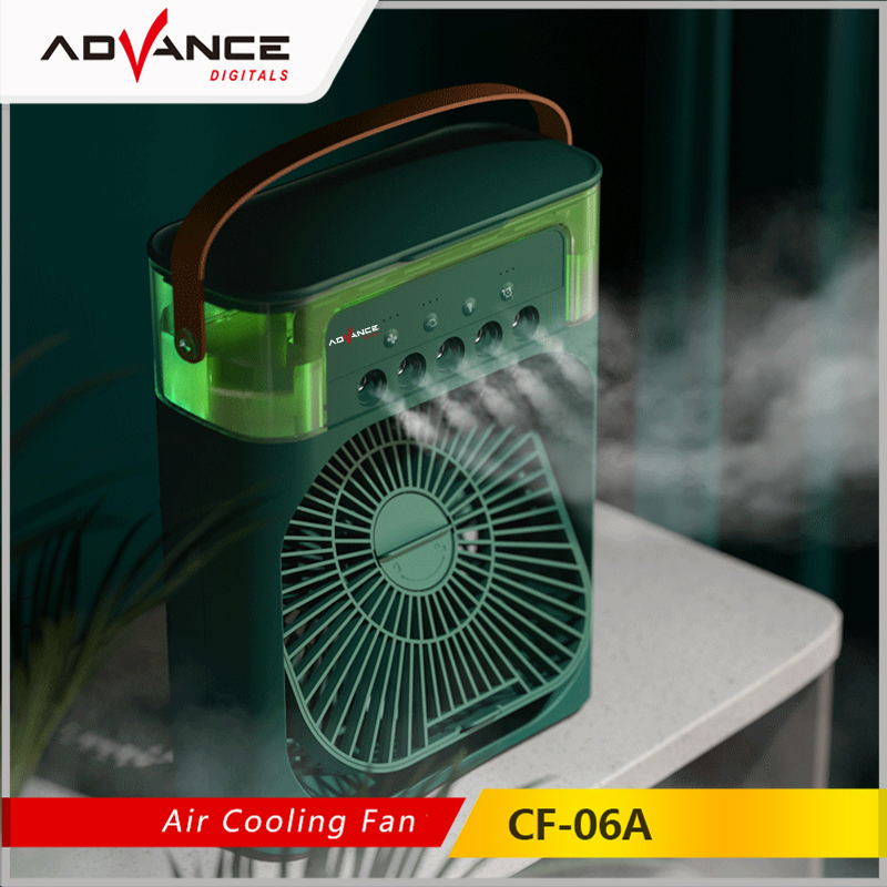 ADVANCE Kipas Penyejuk Pendingin Ruangan Air Conditioner Humidifier Air Cooler Fan AC Mini CF-06A