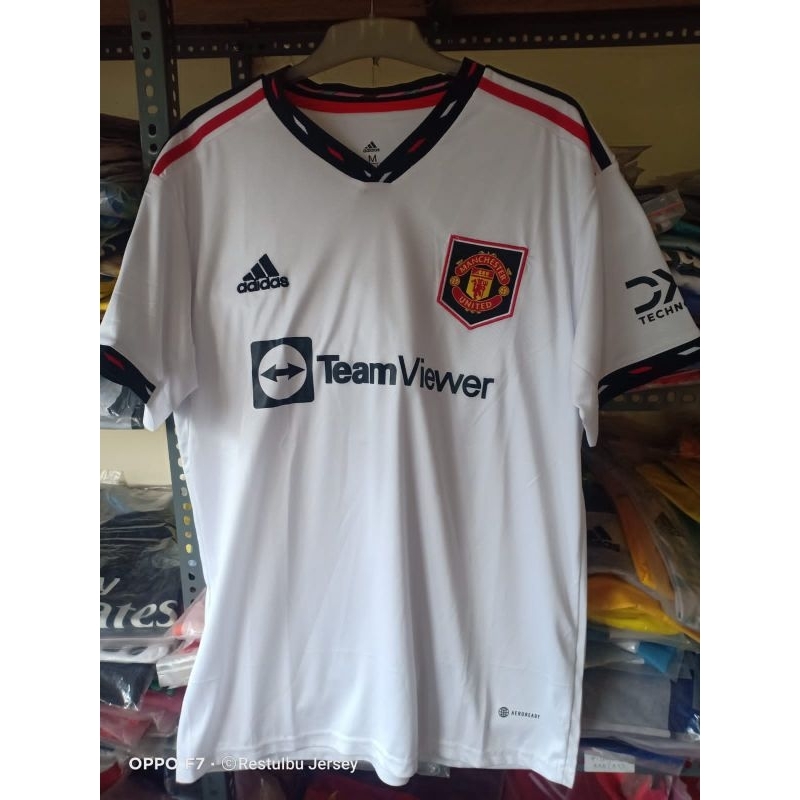 jersey mu away putih 2022