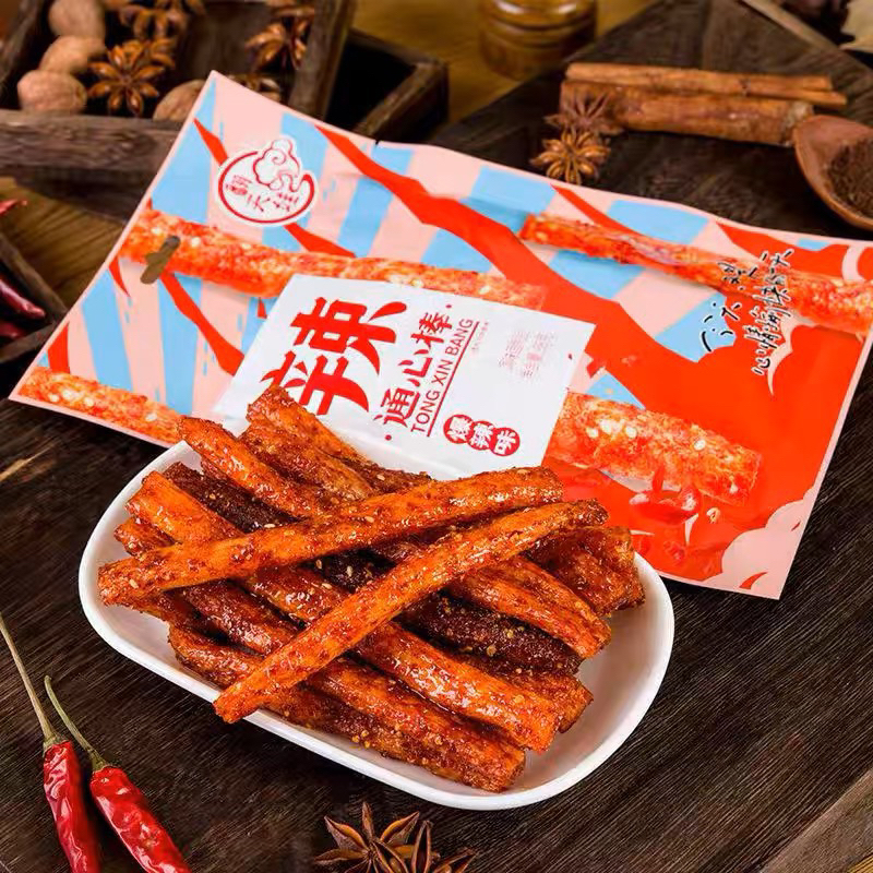 [HALAL] Camilan Snack - Fantianwa Spicy Makaroni Stick Spicy Strip Snacks 68 gram