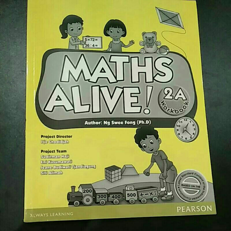 MATHS ALIVE WORKBOOK 2A PEARSON