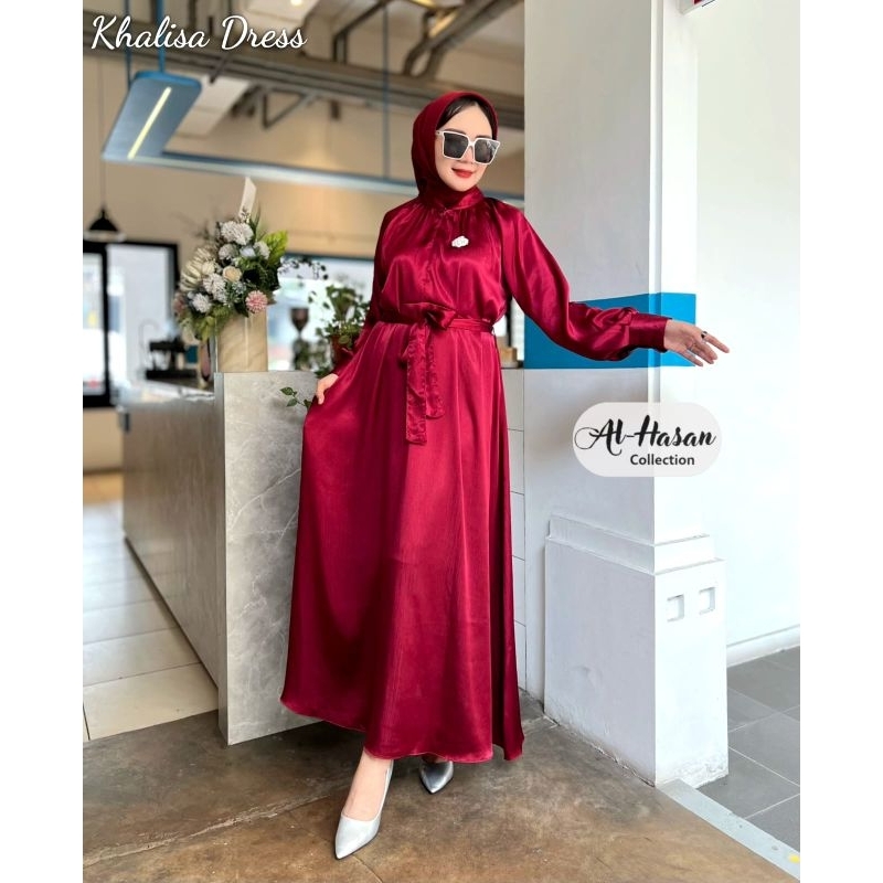 KHALISA DRESS ORIGINAL AL HASAN COLLECTION/DRESS CARDENZA SILK BY AL HASAN/DRESS SILK AL HASAN